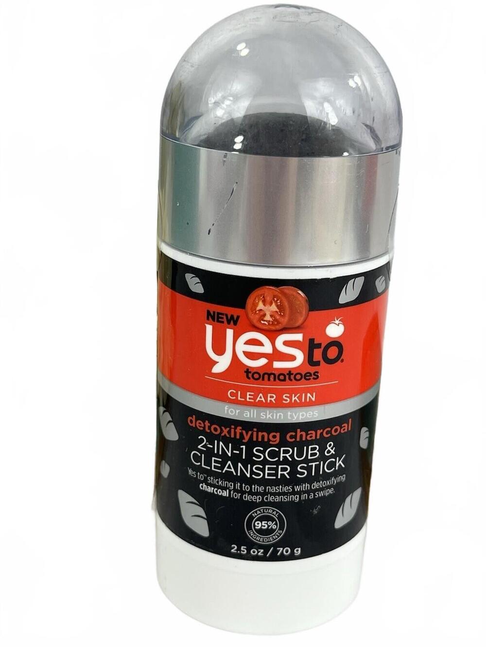 NEW Yes To Tomatoes Clear Skin Detoxifying Charcoal